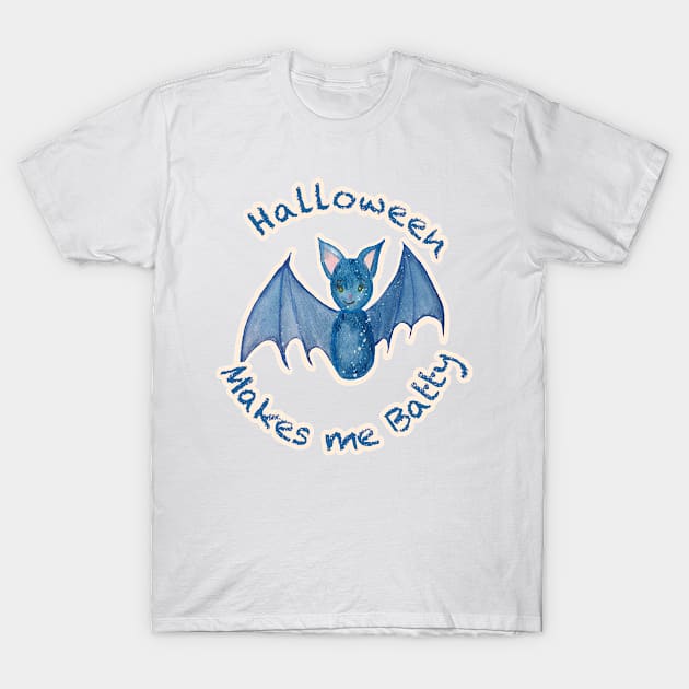 halloween makes me batty T-Shirt by FamilyCurios